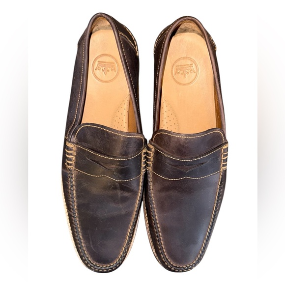 Peter Millar Men\'s Handsewn Leather Penny Loafers Men’s Size 13.5 main image 6